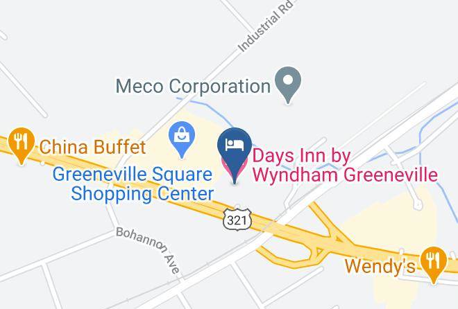 Greene - Days Inn By Wyndham Greeneville Maps