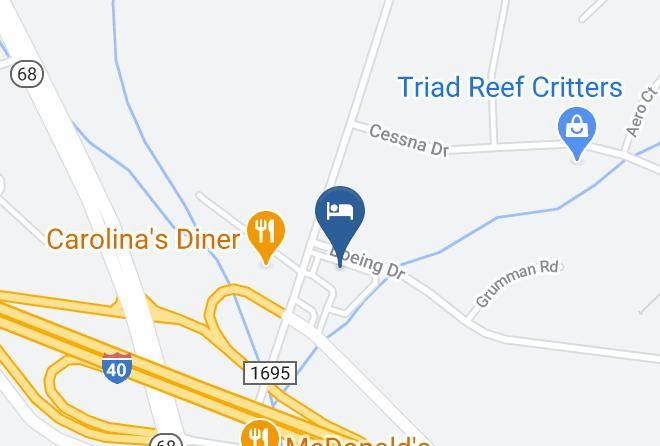 Guilford - Days Inn By Wyndham Greensboro Airport Maps