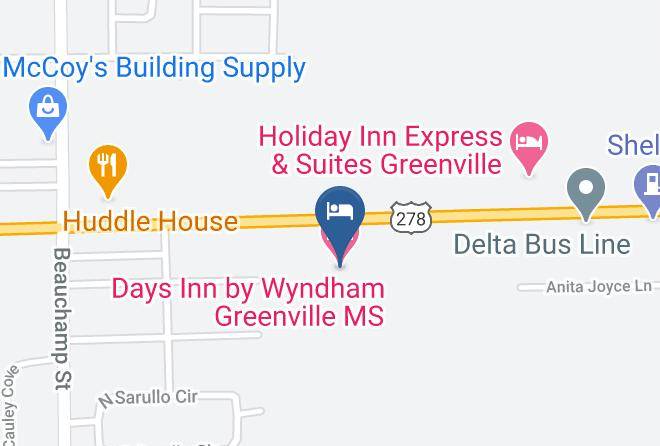 Washington - Days Inn By Wyndham Greenville Ms Maps