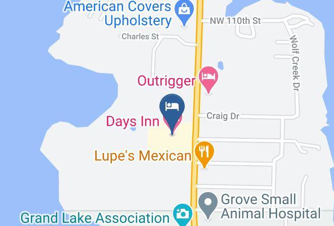 Delaware - Days Inn Grove Maps