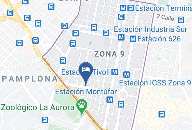 Guatemala - Days Inn By Wyndham Guatemala City Zona Viva Maps