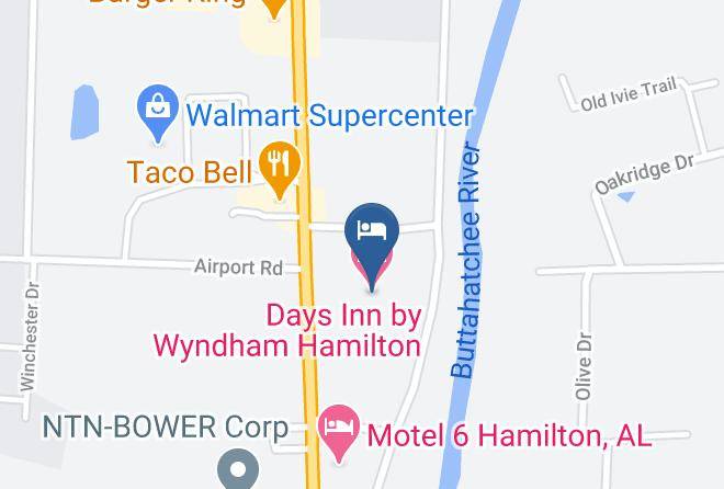 Marion - Days Inn By Wyndham Hamilton Maps
