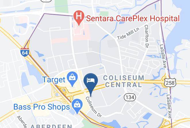 Hampton City - Days Inn By Wyndham Hampton Near Coliseum Convention Center Maps