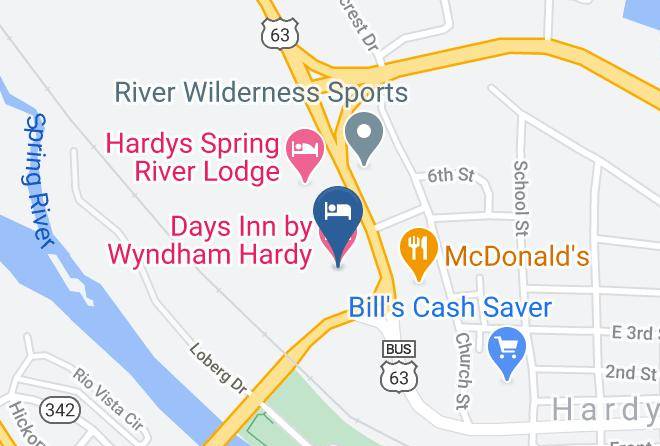 Sharp - Days Inn By Wyndham Hardy Maps