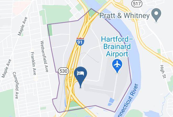 Hartford - Days Inn By Wyndham Hartford Closest Downtown Maps