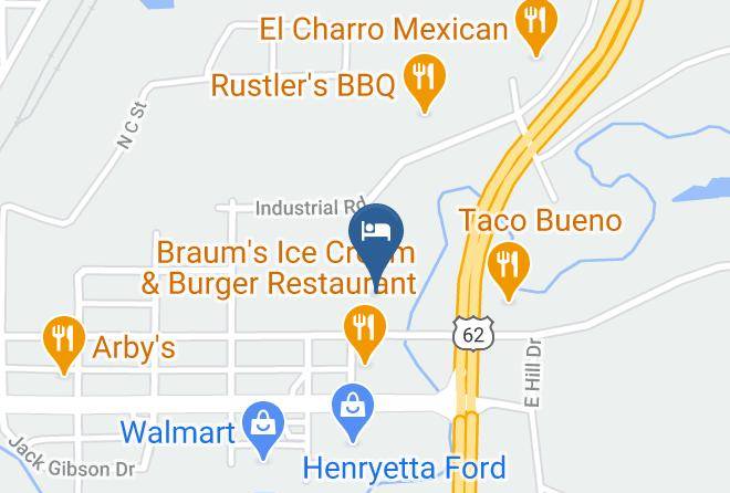 Okmulgee - Days Inn By Wyndham Henryetta Maps