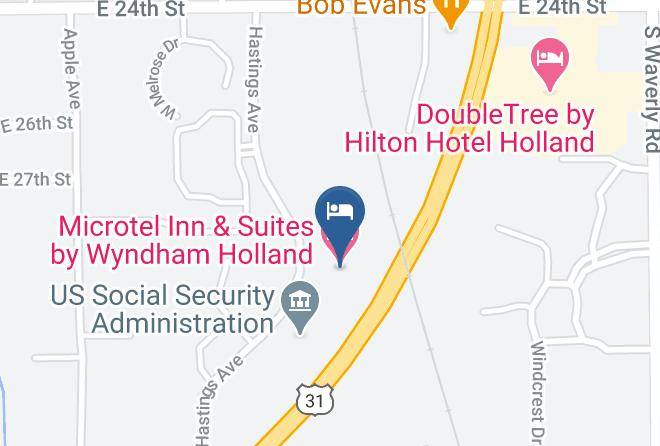 Ottawa County - Microtel Inn & Suites By Wyndham Holland Maps