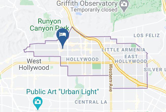 Los Angeles - Days Inn By Wyndham Hollywood Near Universal Studios Maps