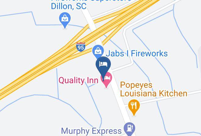 Dillon - Days Inn By Wyndham Hotel Dillon Sc Maps