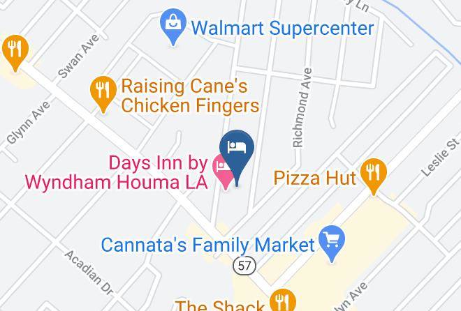 Days Inn By Wyndham Houma La Map