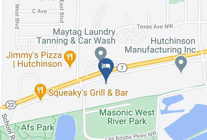 Days Inn By Wyndham Hutchinson Map