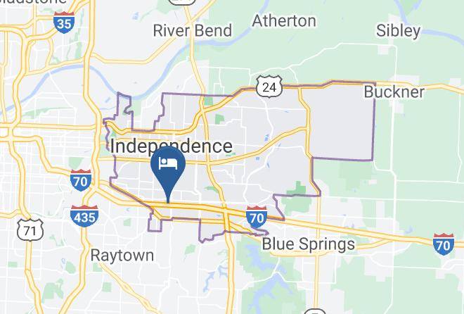 Days Inn By Wyndham Independence Map