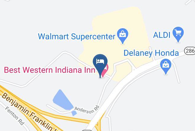Indiana - Days Inn By Wyndham Indiana Benjamin Franklin Highway Maps