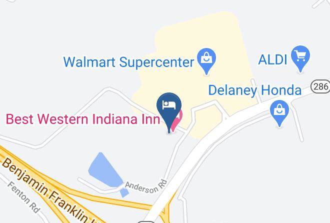 Indiana - Days Inn By Wyndham Indiana Pa Near Iup Maps