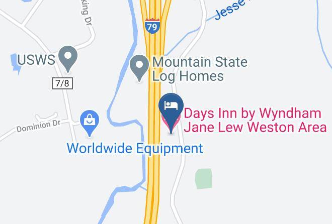 Lewis - Days Inn By Wyndham Jane Lew Weston Area Maps