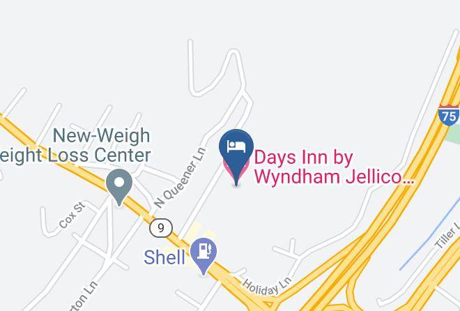 Campbell - Days Inn By Wyndham Jellico Tennessee State Line Maps