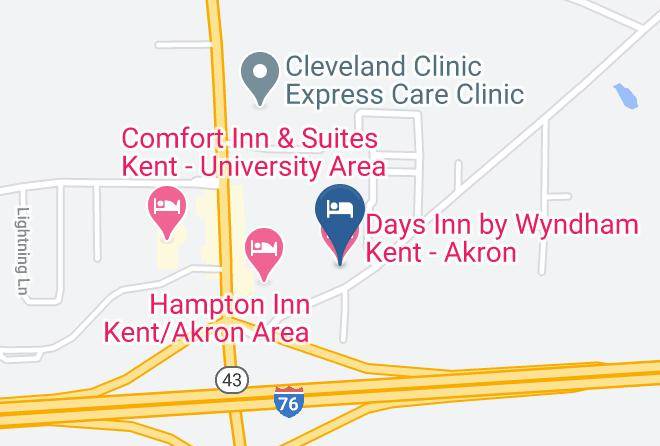 Portage - Days Inn By Wyndham Kent Akron Maps