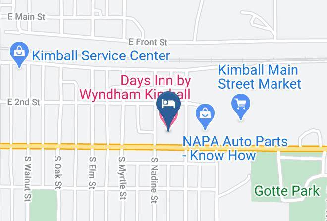 Kimball - Days Inn By Wyndham Kimball Maps