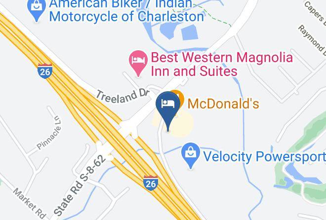 Berkeley - Days Inn By Wyndham Ladson Summerville Charleston Maps