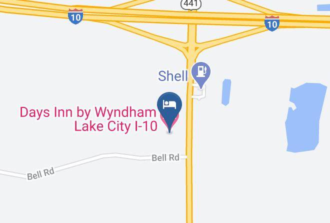 Days Inn By Wyndham Lake City I 10 Map