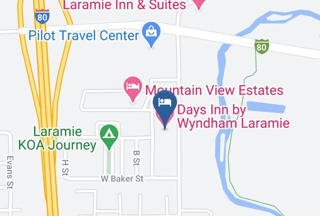 Albany - Days Inn By Wyndham Laramie Maps