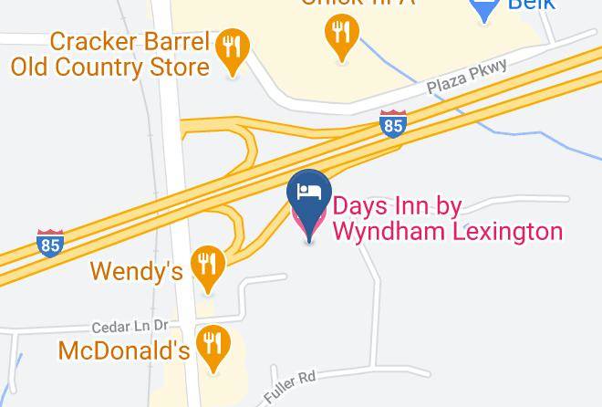 Davidson - Days Inn By Wyndham Lexington Maps