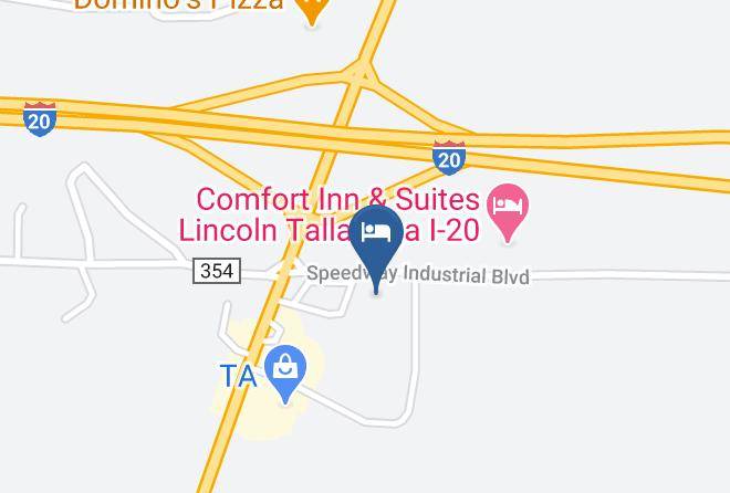 Talladega - Days Inn By Wyndham Lincoln Talladega Maps