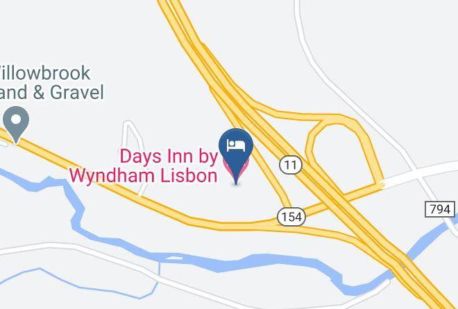 Columbiana - Days Inn By Wyndham Lisbon Maps