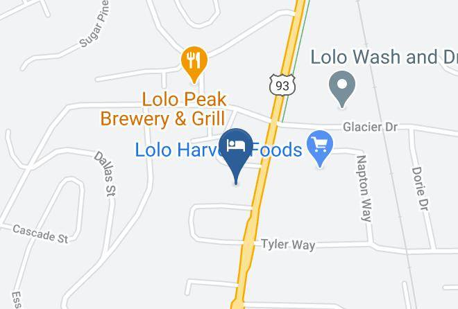 Missoula - Days Inn By Wyndham Lolo Missoula Area Maps