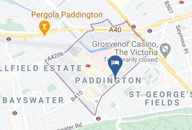 London - Days Inn By Wyndham London Hyde Park Maps