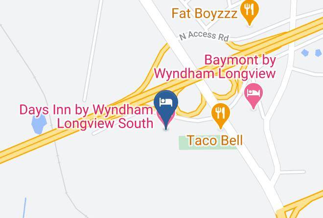 Days Inn By Wyndham Longview South Map