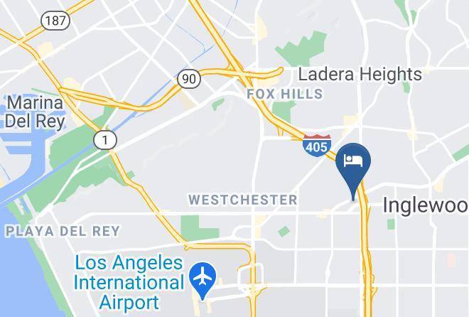 Los Angeles - Days Inn By Wyndham Los Angeles Lax Venicebch Marina Delray Maps