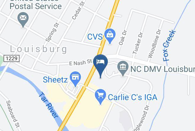 Franklin - Days Inn By Wyndham Louisburg Maps