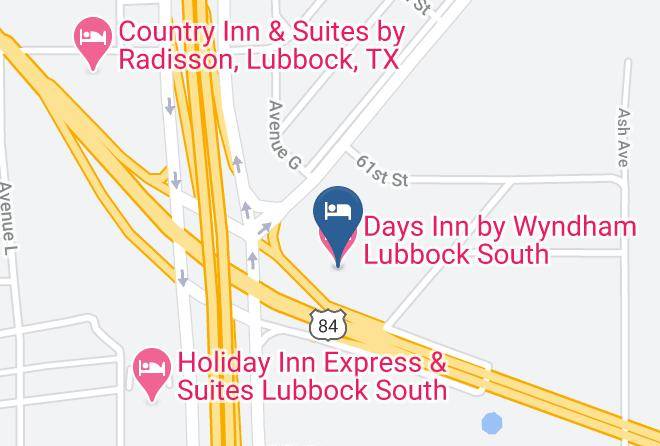 Lubbock - Days Inn By Wyndham Lubbock South Maps