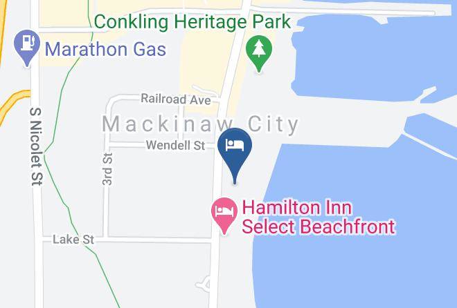 Cheboygan County - Super 8 By Wyndham Mackinaw City Beachfront Area Maps