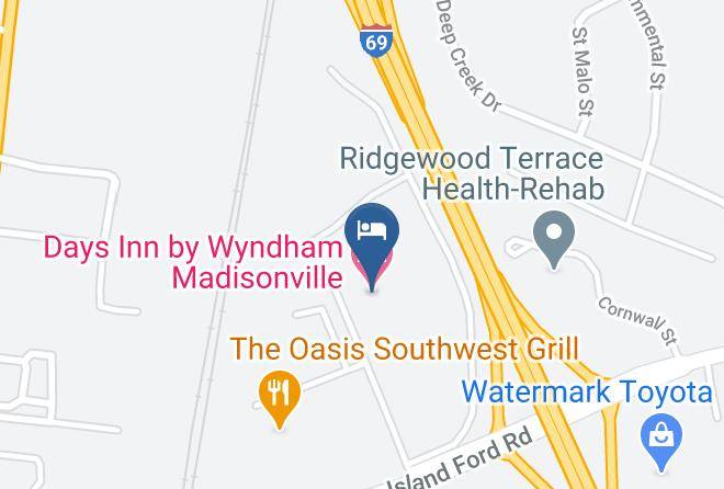 Hopkins - Days Inn By Wyndham Madisonville Maps