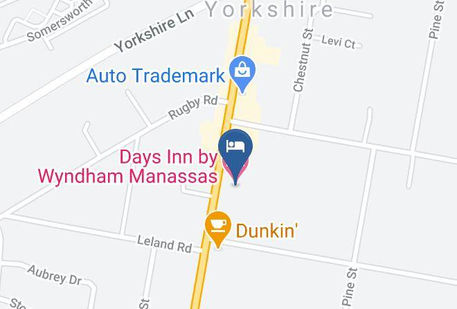 Days Inn By Wyndham Manassas Map