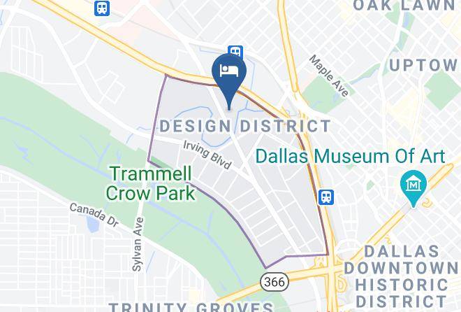 Dallas - Days Inn By Wyndham Market Center Dallas Love Field Maps