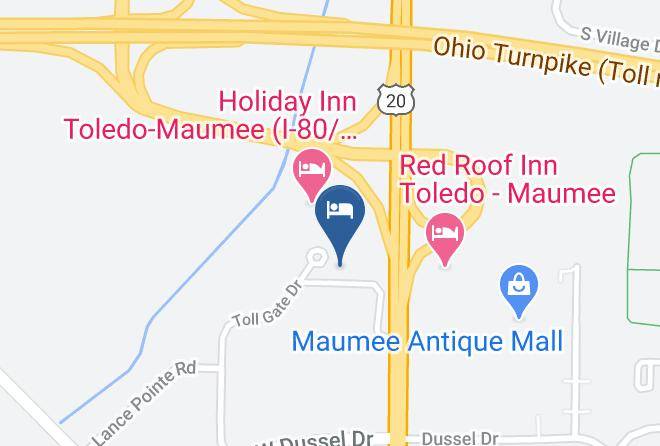 Days Inn By Wyndham Maumee Toledo Map