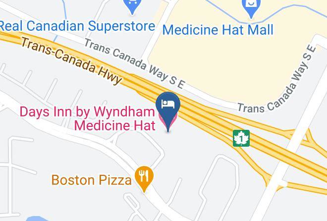 Days Inn By Wyndham Medicine Hat Map