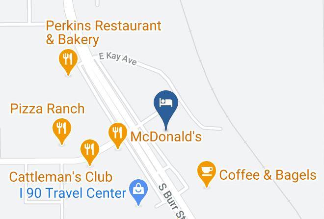 Days Inn By Wyndham Mitchell Sd Map