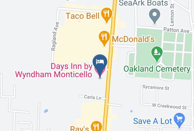 Drew - Days Inn By Wyndham Monticello Maps