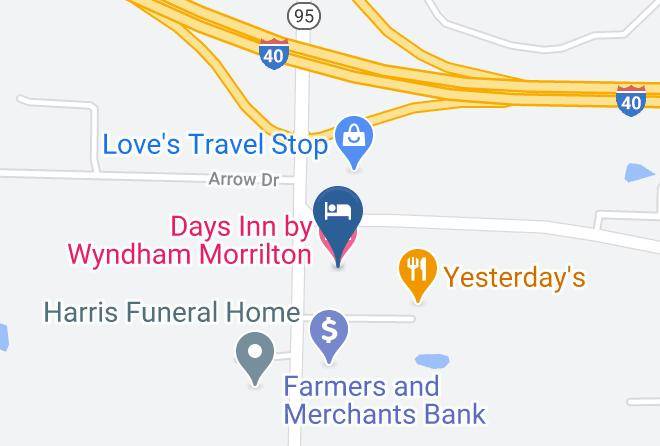 Conway - Days Inn By Wyndham Morrilton Maps