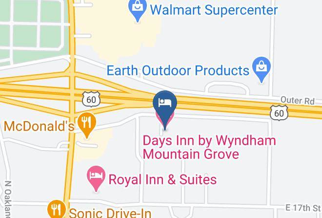 Wright - Days Inn By Wyndham Mountain Grove Maps