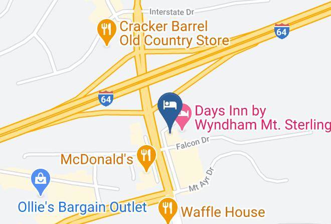 Montgomery - Days Inn By Wyndham Mt Sterling Maps