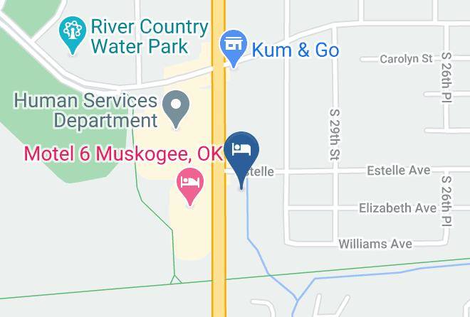 Days Inn By Wyndham Muskogee Map