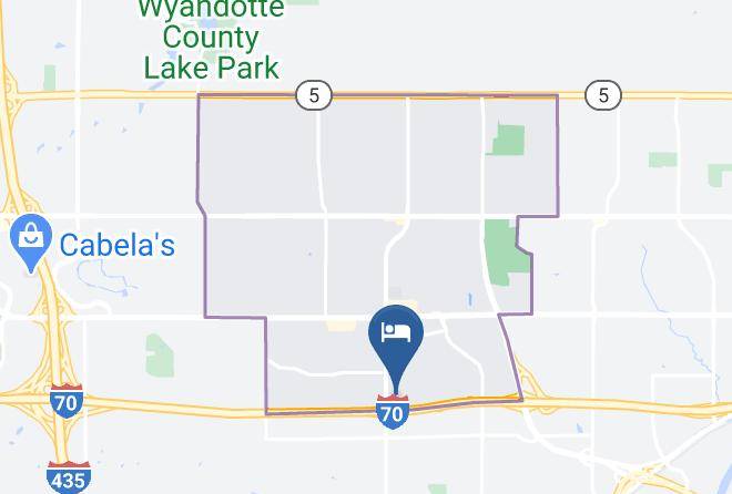 Wyandotte - Days Inn By Wyndham Near Kansas Speedway Maps