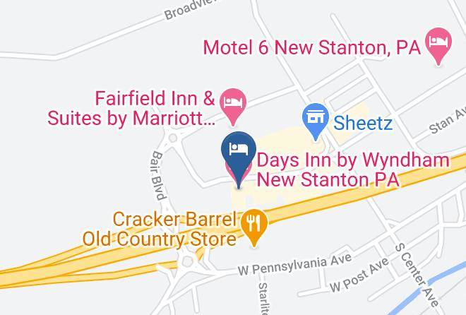 Westmoreland - Days Inn By Wyndham New Stanton Pa Maps
