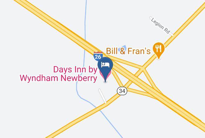 Newberry - Days Inn By Wyndham Newberry Maps
