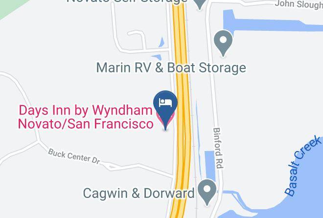 Marin - Days Inn By Wyndham Novato San Francisco Maps
